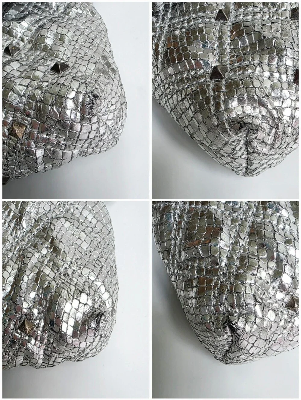 Marc Jacobs Silver Studded Crossbody
